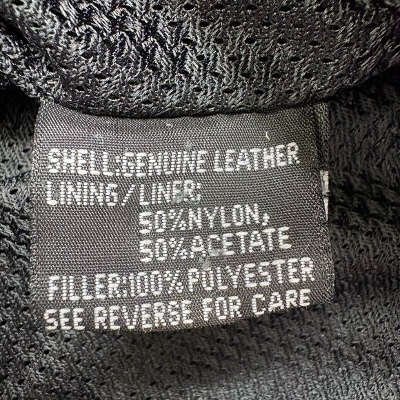 UNIK WOMENS LEATHER JACKET Cafe Moto Zip In Hoodie Purple Black Embroidered 5X - Picture 8 of 9